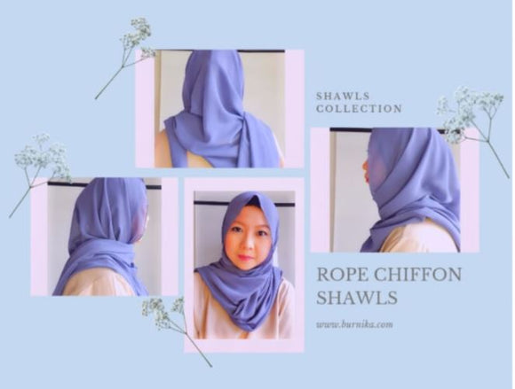 Rope Chiffon Shawl